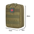 thumbnail image 4 of Cintura Primeros Auxilios para Acampar Impermeable Médica SOS (verde), 4 of 9