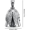 thumbnail image 5 of Nrdde Motorcycle Bell, Biker Riding Bell, Good Luck Bell For Motorcycle,3D Angel Riding Bell, Lu, 5 of 5