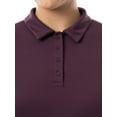 thumbnail image 6 of Athletic Works Women's Plus Active Short Sleeve Lightweight Polo Shirt, size 1X-4X, 6 of 8