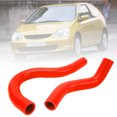 thumbnail image 1 of 2 Pcs Radiator Coolant Hose Silicone  Sealing Heat  Coolant Hose Kit For  EP3 Si SiR Type R K20A3 2002 To 2005, 1 of 8