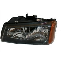 Left Headlight Assembly - Compatible with 2003 - 2004 Chevy Silverado 1500