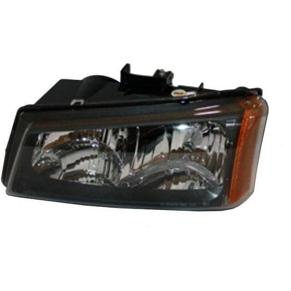 Left Headlight Assembly - Compatible with 2003 - 2004 Chevy Silverado 1500
