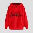 thumbnail image 2 of New Arrivals TaLove womens fall fashion 2025Hoodies For Women Graphic Sweatshirts For Women Trendy 2025 Womens Summer Tops Long Sleeve Loose Fit Womens Tops Trendy 2025 Plus Size, 2 of 3