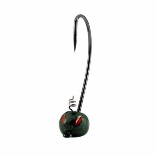 Yum Pumpkin Head Jig1/4oz Green 3pk