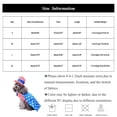thumbnail image 3 of Dog Set, 4Th of July Dog Outfit, American Flag Cape, Patriotic Pet Accessories, Lightweight Breathable Satin Star Pattern Blue Cape with Red White Stripe Pet Hat, Perfect, 3 of 4