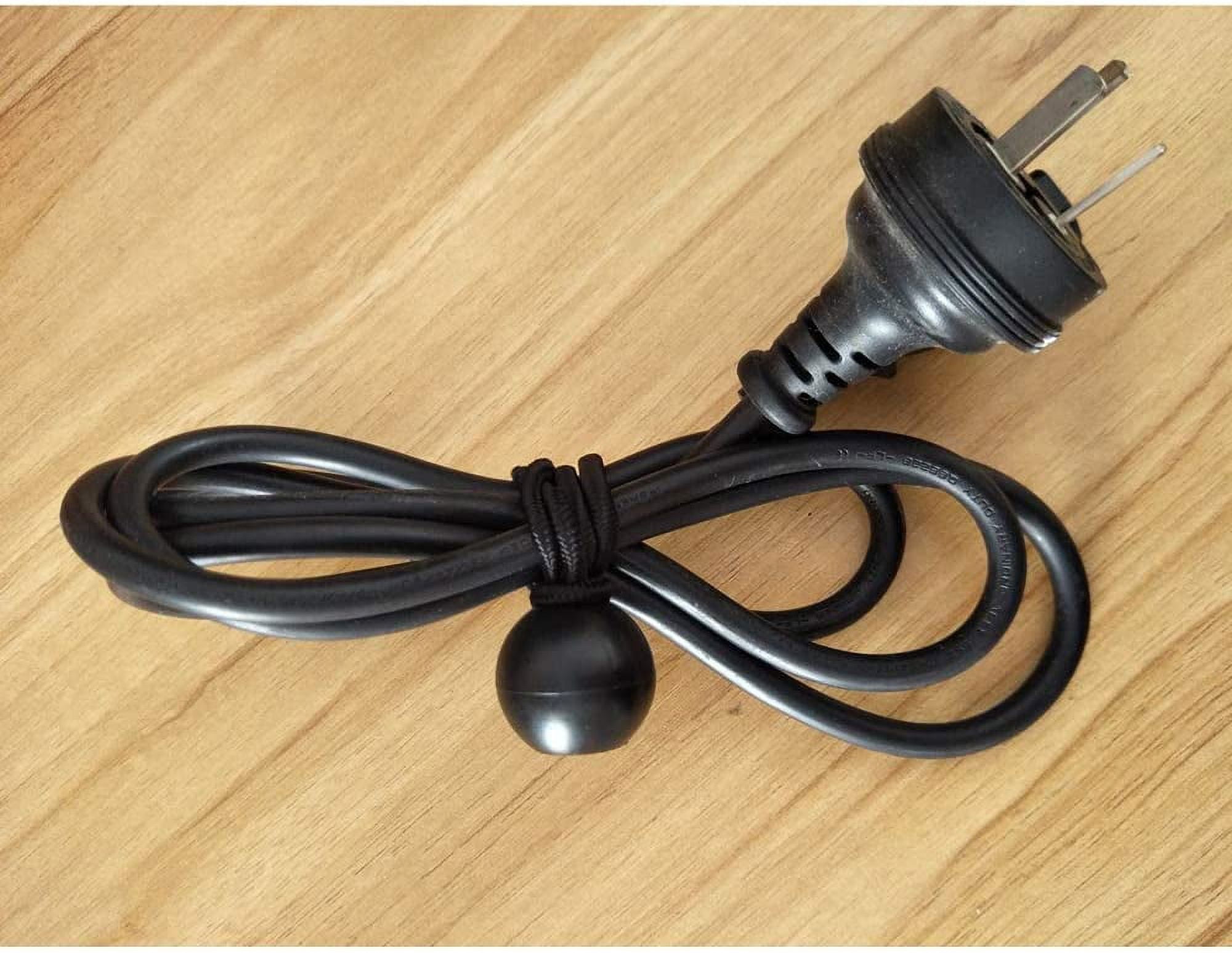 Ball Bungee Cords 50 Pack, 5 Inch Black Tie Down Cords for Tarp, Canopy Shelter, Wall Pipe, Heavy Duty Bungie Cord Balls Canopy Tarp Tie Down Bungee Balls