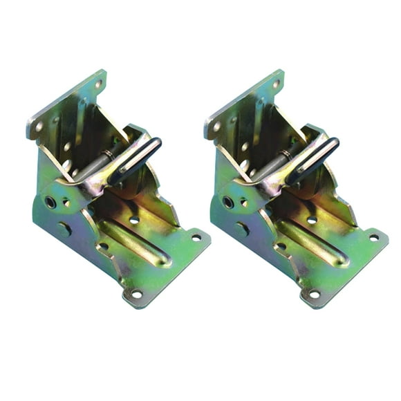 RENACLIPY 2pcs Self Locking Folding Hinge Bracket Support Frame Multi for Homeowners