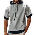 thumbnail image 2 of Men’s Short Sleeve Loose Fit Large Pocket T-Shirt Casual Top, 2 of 6