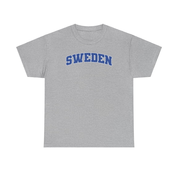 Sweden Shirt Gifts Tshirt Crew Neck Short Sleeve