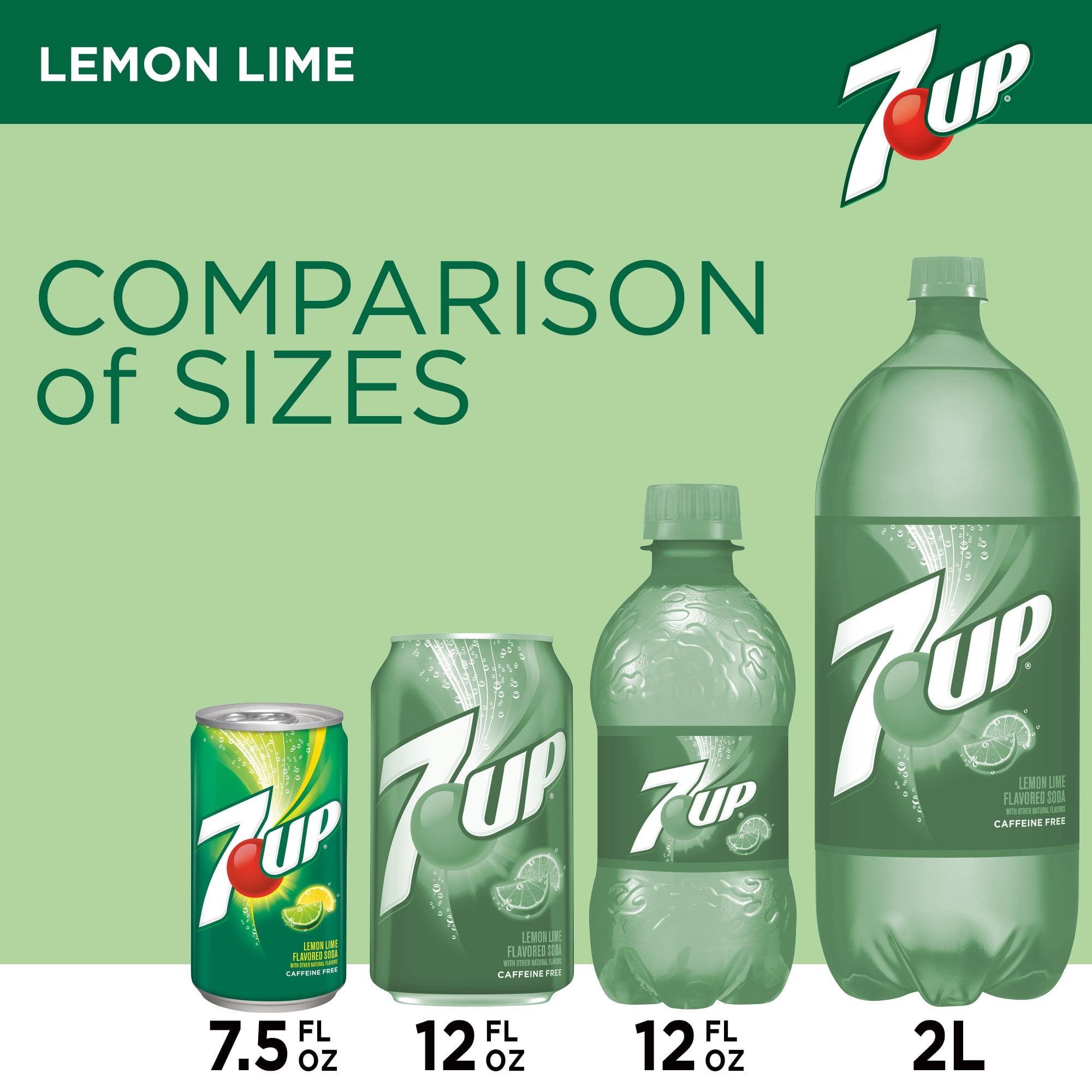 7UP Lemon Lime Soda 7.5 oz Cans - Shop Soda at H-E-B