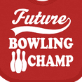 thumbnail image 4 of Inktastic Future Bowling Champ Childs Bowler Boys or Girls Baby Bib, 4 of 4