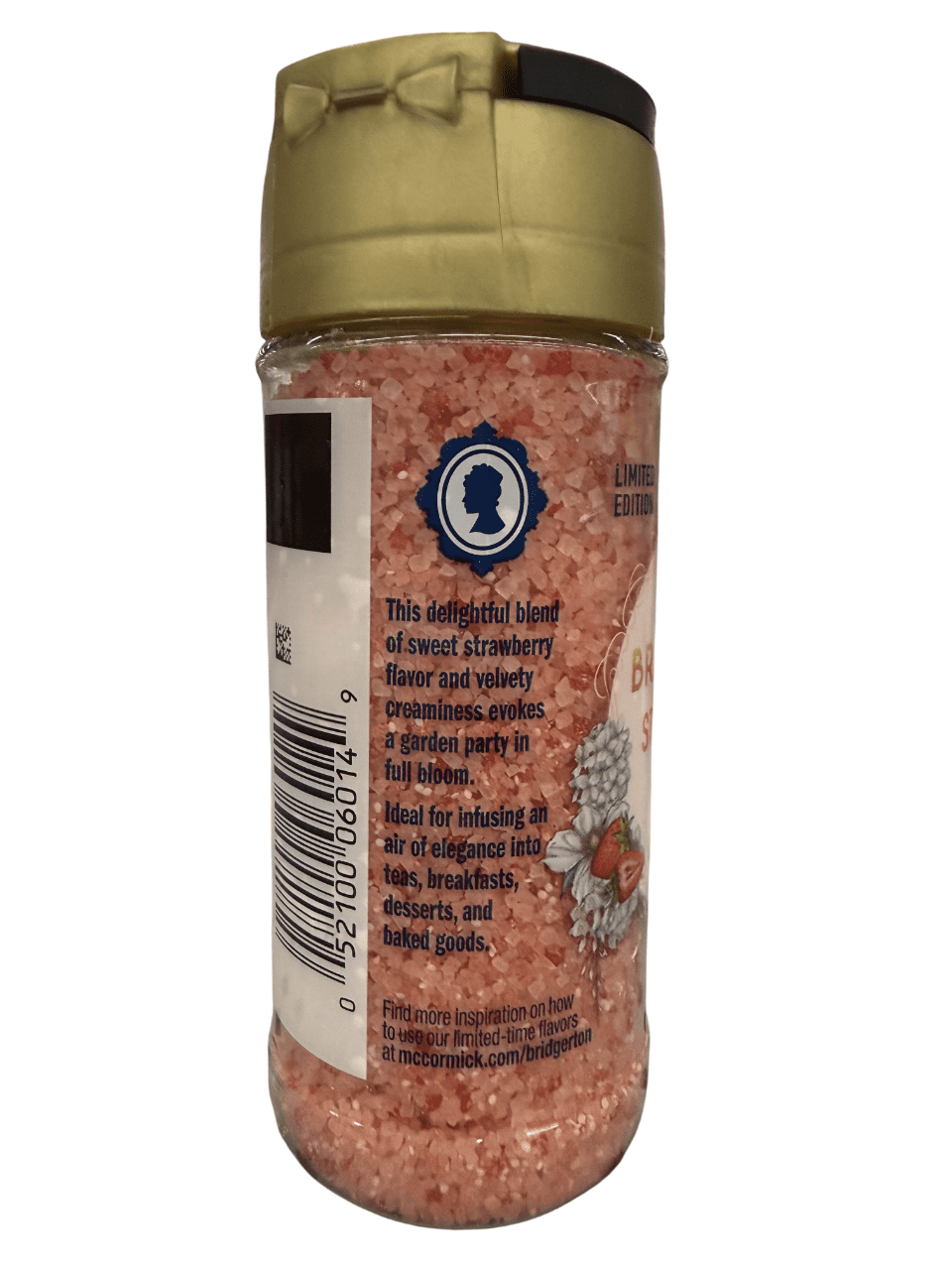 McCormick Strawberries & Cream Finishing Sugar (2 Bottles of 3.16oz each) Bridgerton Limited Series