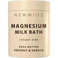 thumbnail image 1 of Leche cremosa de magnesio para baño en polvo para remojar, hidrata, suaviza la piel, coco, vainilla, manteca de karité, sal de baño de spa de lujo, cumpleaños de la madre, Navidad, regalos de relajaci, 1 of 5