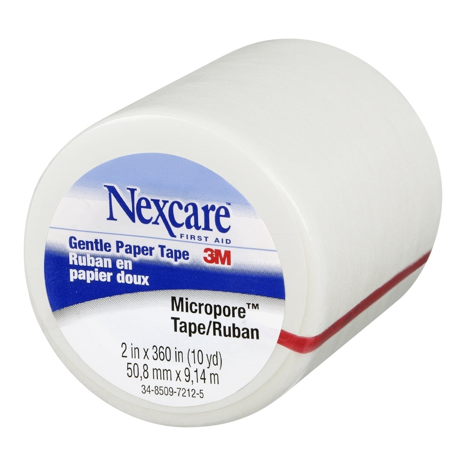 3M Nexcare Micropore Paper First Aid Tape, 1/2 Inch X 10 Yards, 24 Ea