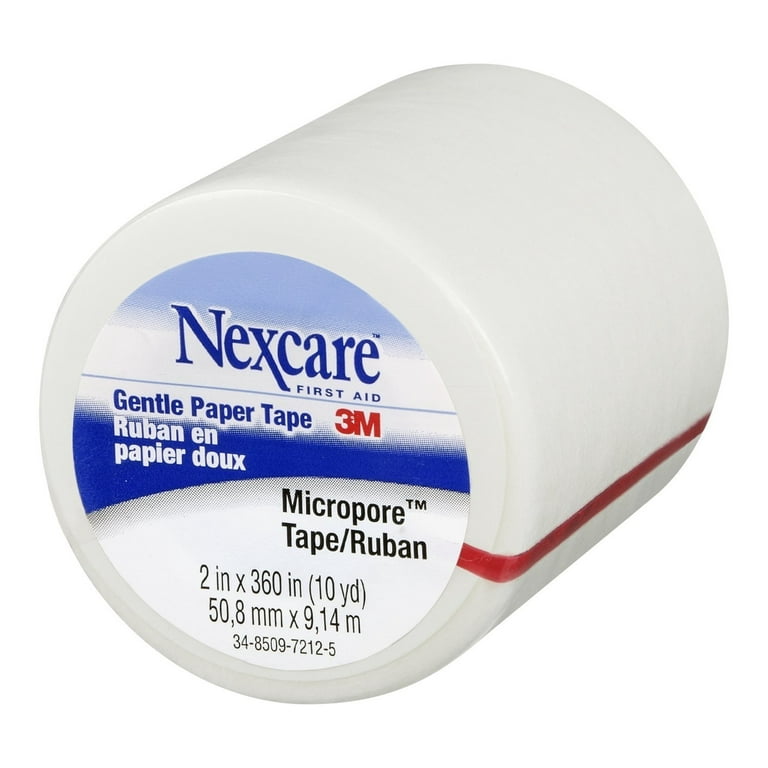 Nexcare Gentle Paper Tape 1 Inch X 10 Yards 20 yrds (Pack of 3)