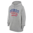 thumbnail image 2 of Women's G-III 4Her by Carl Banks  Heather Gray Detroit Pistons Filigree Logo Pullover Hoodie, 2 of 3