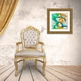 thumbnail image 3 of Saunders, Alonzo 12x12 Gold Ornate Wood Framed with Double Matting Museum Art Print Titled - Bright Happy Thoughts I, 3 of 4