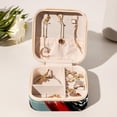 thumbnail image 6 of Woodpecker Travel Portable Square Jewelry Box Organizer Earring Necklace Bracelet Holder Decorative Display Case Stand Storage Box, 6 of 6