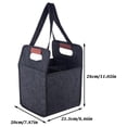 thumbnail image 2 of Insulated Beverage Tote For Hot And Cold Drinks Reusable Carry Cup With Padded Exterior And Inner Storage For Use Reusable Drink Cup With Handles Tote For Daily Commute Picnic, 2 of 3