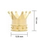 thumbnail image 3 of Tapas de vástago de válvula de neumático Gold Crown para válvula de aire de rueda de coche, cubierta a prueba de polvo, 3 of 6