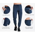 thumbnail image 5 of MASKERT Men's Cargo Pants-Quick Dry Hiking Pants Track Running Workout Athletic Travel Casual Outdoor Navy Blue（Size XS-XXXL）, 5 of 8