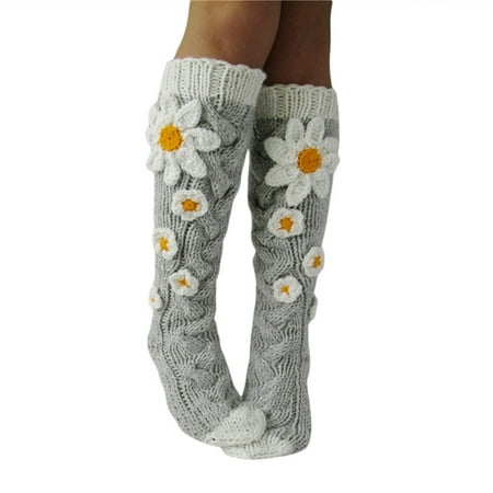

Peyakidsaa Knee High Floor Socks for Women Over The Calf Socks Knitted Socks