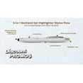 thumbnail image 3 of 10 Maitland Gel Highlighter Stylus Pens Pack - Ballpoint, Black Ink - Silver, 3 of 5