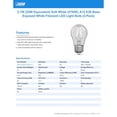 thumbnail image 6 of Feit White A15 E26 (Medium) Filament LED Bulb Daylight 25 Watt Equivalence 2 pk, 6 of 6