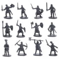 thumbnail image 1 of 200 Piezas de Juguetes de Plástico Medieval Caballero Hugo Infantería Espadachín, 1 of 10