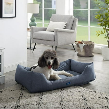 UPC: 0850018680332 | Missy® water resistant Large Navy Blue Rectangular Dog Bed