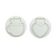 thumbnail image 1 of Inteprter 2 piezas de moldes para galletas, accesorios para hornear, molde en relieve, herramientas de decoración de pasteles, fácil de limpiar, cortador Artesanía Inteprter HA061138-00, 1 of 6