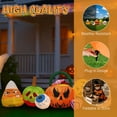 thumbnail image 3 of imerelez 8FT Long Halloween Inflatables Pumpkins Eyeball Candy Outdoor Decorations, Blow Up Yard Decoration with Built-in LEDs Lighted for Lawn Garden Outside Indoor Decor, 3 of 8