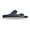 Black/White, variant on Horizon Check Men Casual Beach Slide Comfortable Sandals with Adjustable Buckle Straps