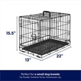 thumbnail image 2 of Frisco Fold & Carry Single Door Collapsible Wire Dog Crate, X-Small, 2 of 5