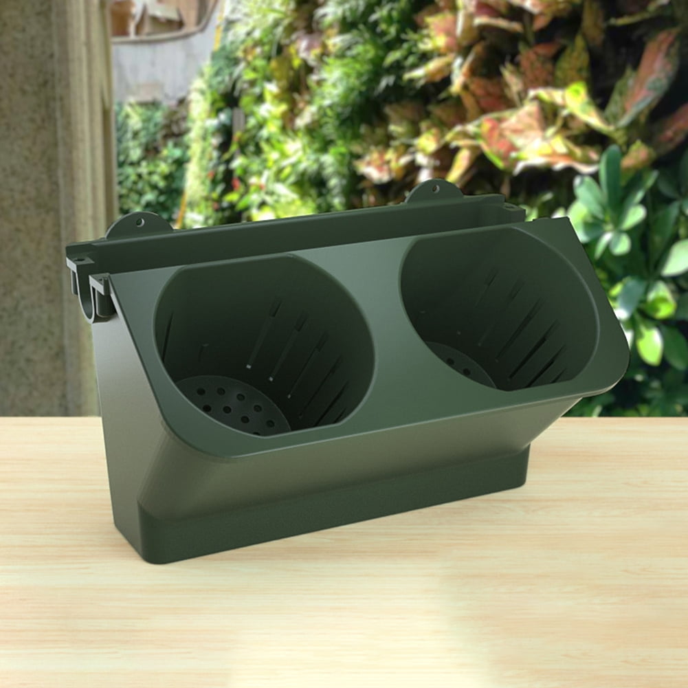 Windfall Wall Mounted Drainage Holes Flower Pot Bonsai