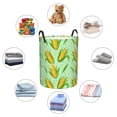 thumbnail image 3 of Lsque Corn 7 pattern Laundry Hamper Basket, Tall Woven Rope Hamper Basket for Clothes, Lightweight Storage Basket, Collapsible Waterproof-, 3 of 8