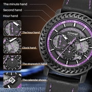 Mens Watches Casual Chronograph Waterproof Sport Military Watch Quartz Watch for Men