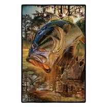 Dragon Slayer Largemouth Bass Doormat 24x36