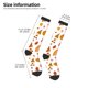 thumbnail image 2 of Fotbe Fall Gnomes Harvest Calcetas Divertidas Estampadas para Hombre y Mujer, Calcetas de Algodón hasta la Rodilla para Caminar, Correr, Enfermería y Embarazo, 2 of 6