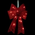 thumbnail image 4 of Northlight LED Lighted Tinsel Bow Christmas Decoration - 18"  - Warm White, 4 of 8