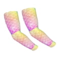 thumbnail image 6 of Lsque Fish Scale Cooling Arm Sleeves for Men & Women -Compression Sleeves to Cover Arms for Working,Sun Sleeves for UV Protection,Breathable, Moisture-Wicking, 6 of 8