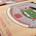 thumbnail image 3 of IDNA Alabama Crimson Tide 3D StadiumViews Picture Frame, 3 of 5