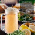 thumbnail image 3 of Beer Mugs For Freezer, Double Wall Insulated Plastic Beer Glasses – Freezer Mugs, 16 oz – Perfect Frozen Beer Mugs for Home Bar Accessories, Gifts for Men, 3 of 3