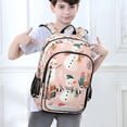 thumbnail image 6 of FORMRS Unisex School Backpack 17" Student Travel Bag with Laptop Compartment, Christmas Snowman, 6 of 7