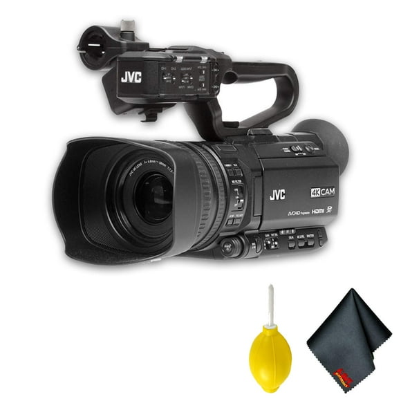 JVC GY-HM250 UHD 4K Streaming Camcorder +Built-in Lower-Thirds Graphics Basic Ac