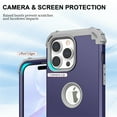 thumbnail image 3 of JTCASES for iPhone 13 Pro Case, Drop Resistant Corners, Wireless Charging, Heavy Duty Shockproof Hybrid Hard PC Bumper, Camera Protection, Skin-feel Anti-scratch Tough Phone Cover, Darkblue, 3 of 9
