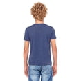 thumbnail image 2 of Bella Canvas Jersey Short-Sleeve Tee 3001Y, S, Heather Navy, 2 of 3
