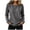 *Gray, variant on Binmer Women's Crew Neck Long Sleeve Denim Sweatshirt,Casual Loose Pullover Shirts ,L