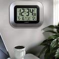 thumbnail image 5 of La Crosse Technology WT-8005U-S Atomic Digital Wall Clock with Indoor Temperature, Silver, Pack of 5, 5 of 6