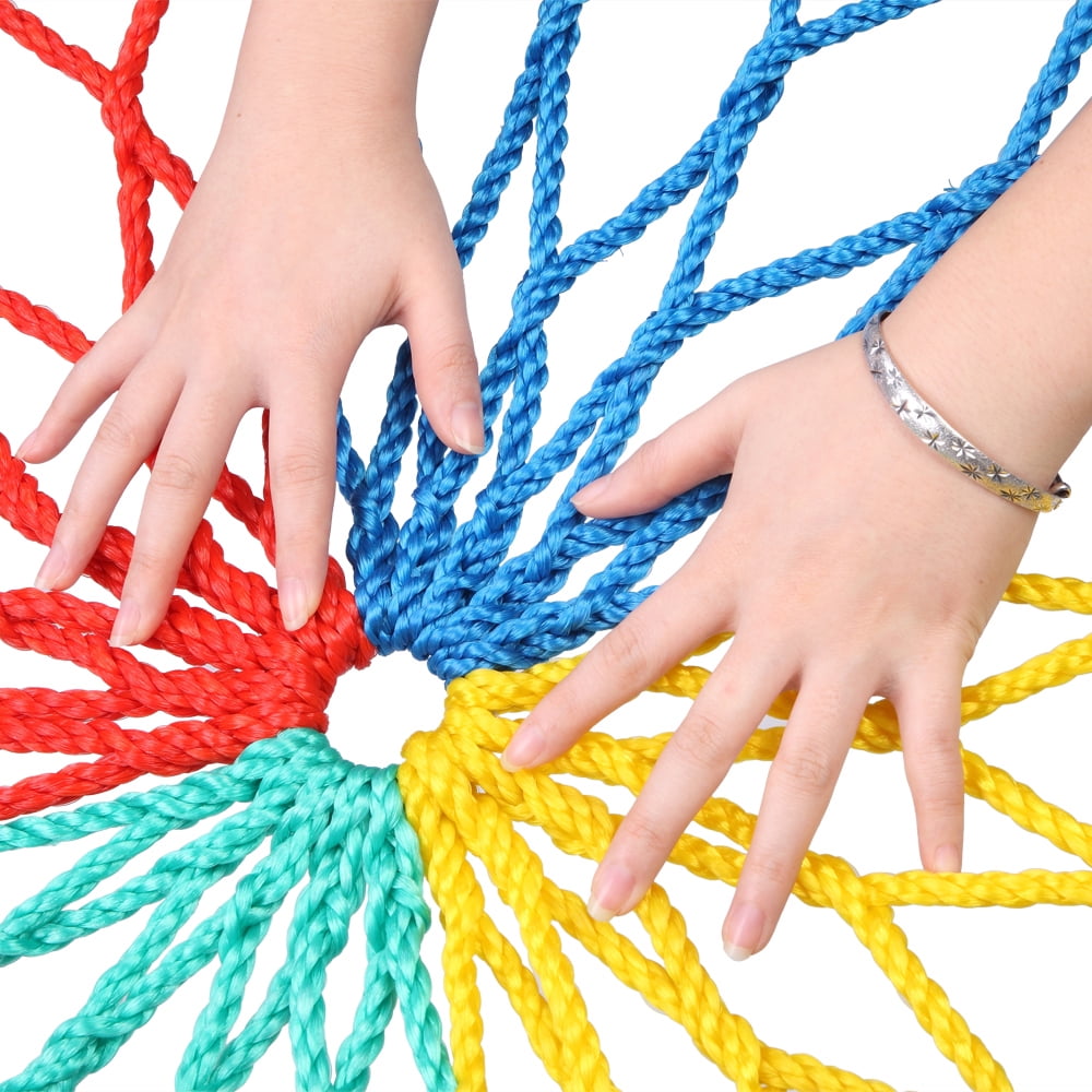CIPACHO 40 Inch Spider Web Round Rope Swing with Adjustable Ropes, 2 Carabiners (Colorful) CIPACHO 40 Inch Spider Web Round Rope Swing with Adjustable Ropes, 2 Carabiners (Colorful)